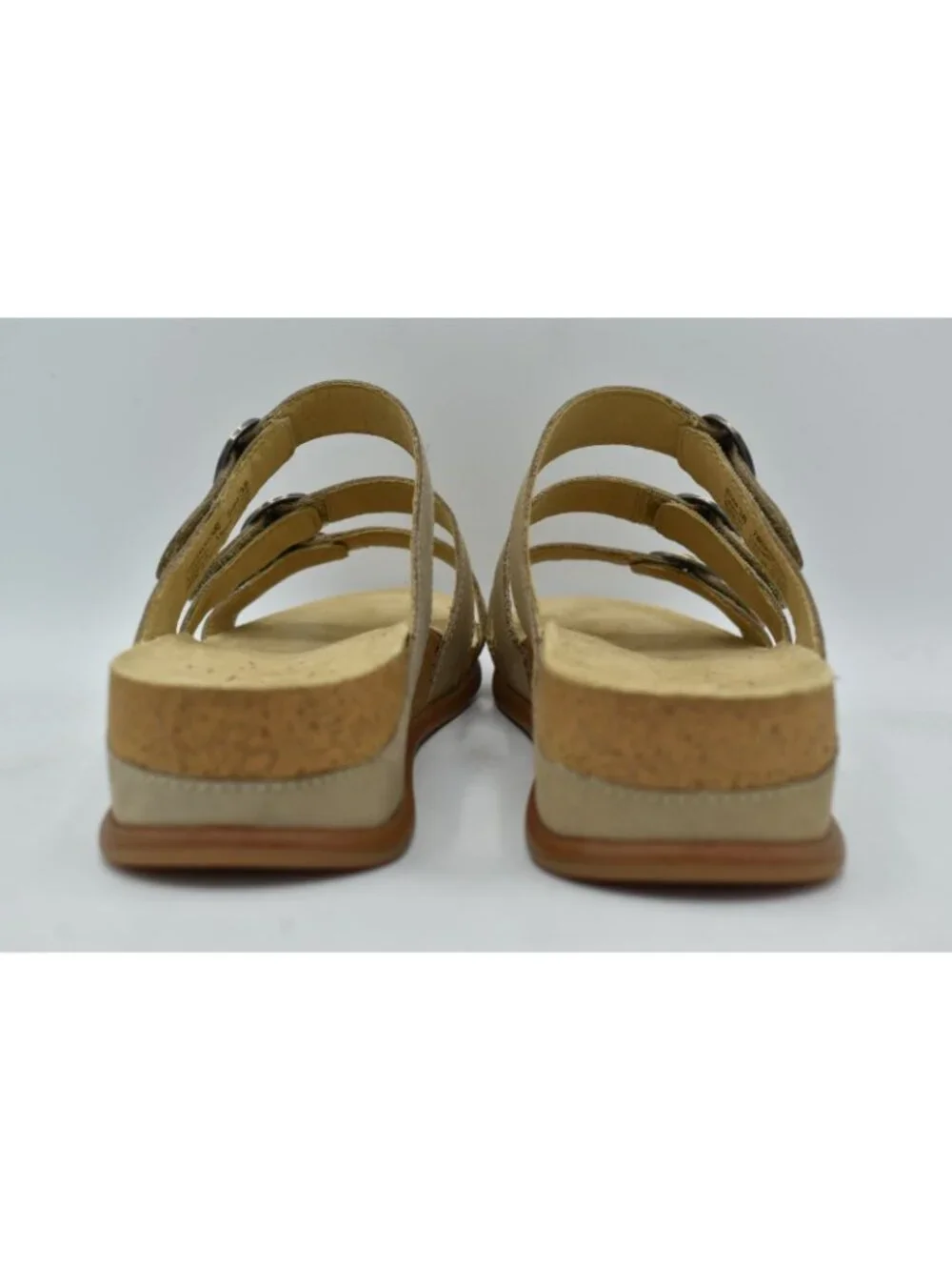 Dansko Womens Size‎ EU 38 Campbell Milled Nubuck Sand Tan Slip On Sandals Shoes